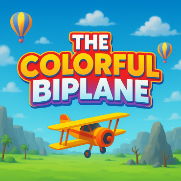 The Colorful Biplane